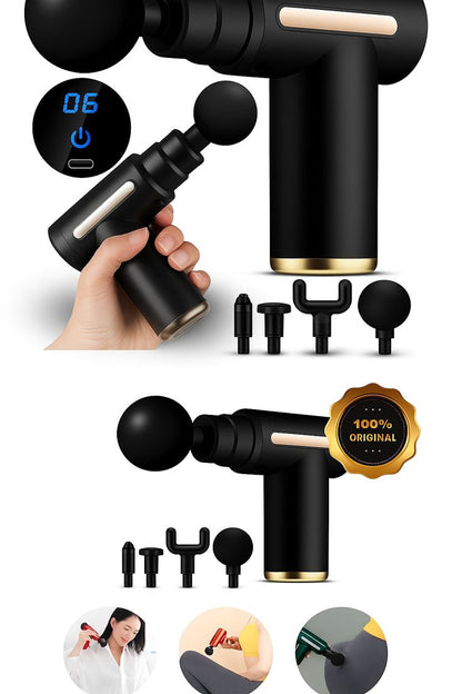 Deep Tissue Massage Gun Portable Muscle Relaxer For Full Body Relief