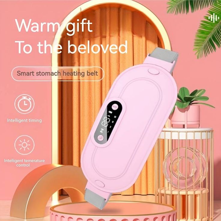 Premium Period Relief Heating Belt  Warm Compression Massager for Women