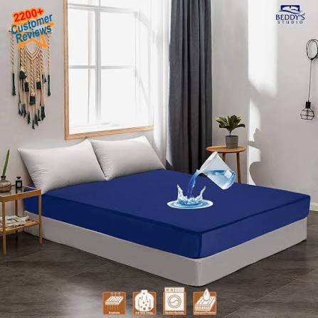 Waterproof Mattress Cover  Double Bed King Size Fitted Mattress Protector Anti Slip Bed Sheet