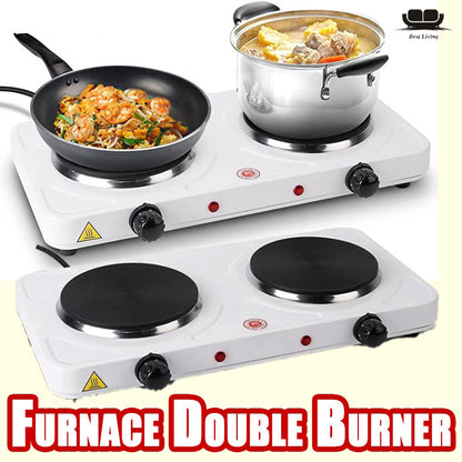 Double Hot Plate Cooking Cooker  Premium Double Burner Electric Stove