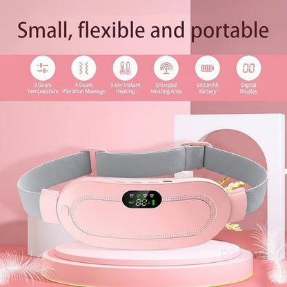 Premium Period Relief Heating Belt  Warm Compression Massager for Women