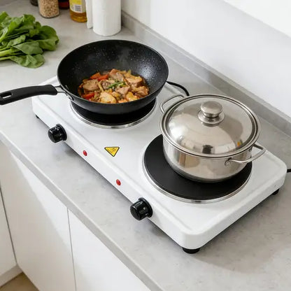 Double Hot Plate Cooking Cooker  Premium Double Burner Electric Stove