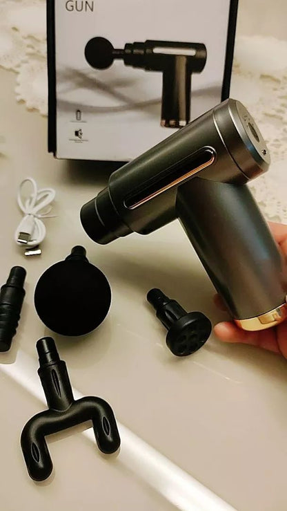 Deep Tissue Massage Gun Portable Muscle Relaxer For Full Body Relief