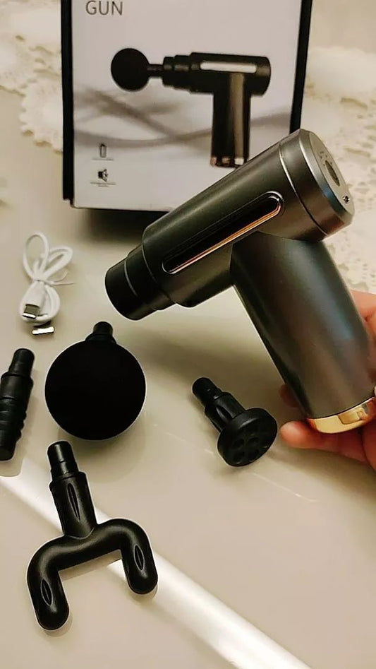 Deep Tissue Massage Gun Portable Muscle Relaxer For Full Body Relief