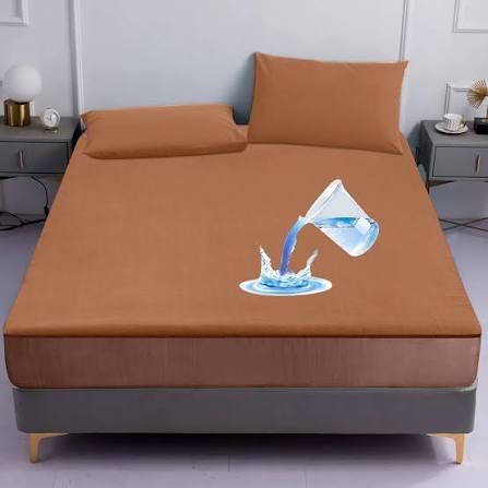 Waterproof Mattress Cover  Double Bed King Size Fitted Mattress Protector Anti Slip Bed Sheet