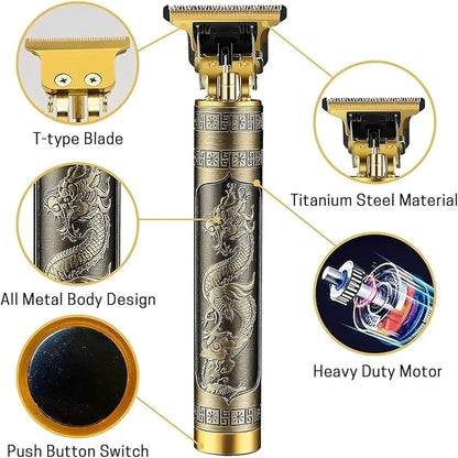 Vintage T9 Gold Edition Hair & Beard Trimmer